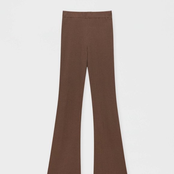 Ribbed Bell Bottom Pants - Picture 5 of 7